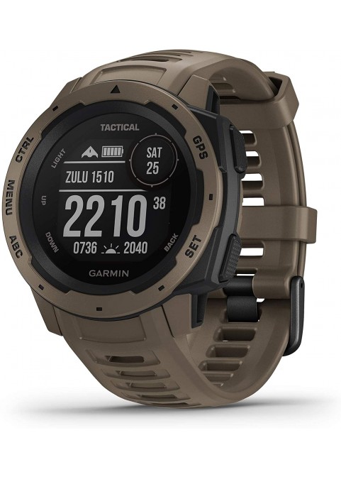 Garmin 010-02064-00 Instinct, Rugged Outdoor Watch with GPS, Features Glonass and Galileo, Heart Rate Monitoring and 3-Axis Compass, Graphite