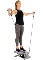 Sunny Health &amp; Fitness Versa Stepper Step Machine w/Wide Non-Slip Pedals, Resistance Bands and LCD Monitor - SF-S0870